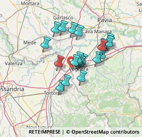 Mappa Strada Bussolino, 27058 Voghera PV, Italia (10.477)