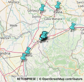 Mappa Via Ugo Gola, 27058 Voghera PV, Italia (9.96364)