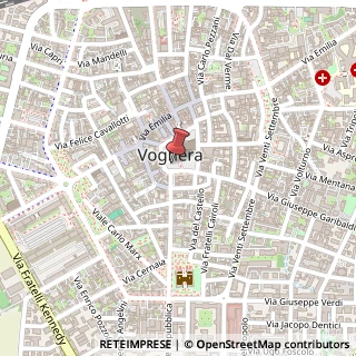 Mappa Piazza Duomo, 27, 27058 Voghera, Pavia (Lombardia)