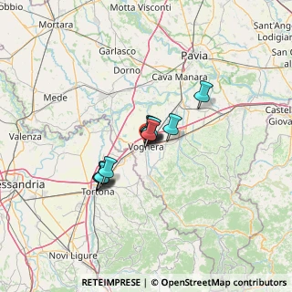 Mappa Via Cavour angolo Via Bidone, 27058 Voghera PV, Italia (8.18583)