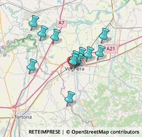 Mappa Via S. Francesco D'Assisi, 27058 Voghera PV, Italia (5.62417)