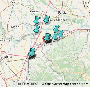 Mappa Via S. Francesco D'Assisi, 27058 Voghera PV, Italia (8.22105)