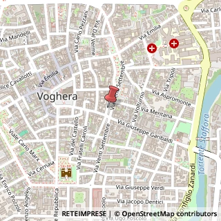 Mappa Piazza Garibaldi Giuseppe, 9, 27058 Voghera, Pavia (Lombardia)