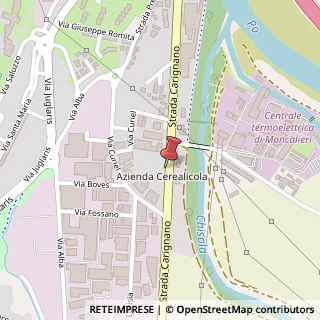 Mappa Strada Carignano, 48, 10024 Moncalieri, Torino (Piemonte)