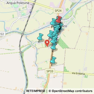 Mappa Via Carri, 45033 Bosaro RO, Italia (0.71071)