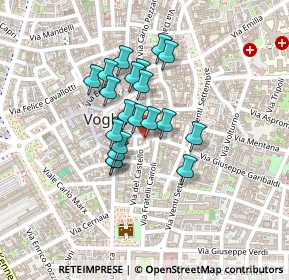 Mappa Via Giuseppe Garibaldi, 27100 Voghera PV, Italia (0.154)