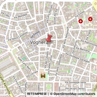 Mappa Piazza Duomo, 51, 27058 Voghera, Pavia (Lombardia)