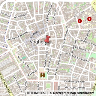 Mappa Piazza Duomo, 84, 27058 Voghera, Pavia (Lombardia)