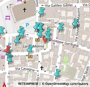 Mappa Via Ricci, 27058 Voghera PV, Italia (0.0655)