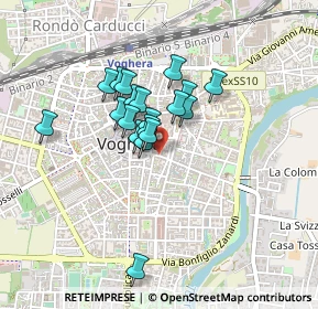 Mappa Via Giuseppe Garibaldi, 27050 Voghera PV, Italia (0.31895)