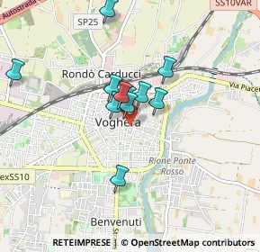 Mappa Via Giuseppe Garibaldi, 27050 Voghera PV, Italia (0.66455)