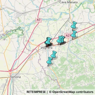 Mappa Via Mentana, 27058 Voghera PV, Italia (4.04385)