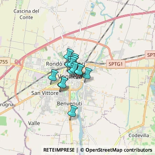 Mappa Via Mentana, 27058 Voghera PV, Italia (0.80571)