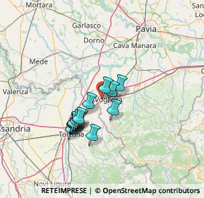 Mappa Via Ridondello, 27058 Voghera PV, Italia (10.64214)