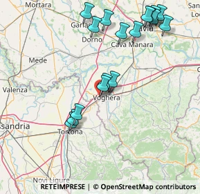 Mappa Via Ridondello, 27058 Voghera PV, Italia (17.81235)