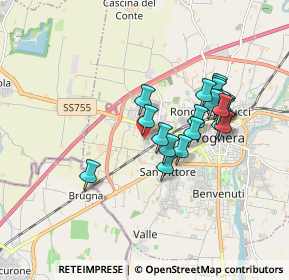 Mappa Via Ridondello, 27058 Voghera PV, Italia (1.5305)