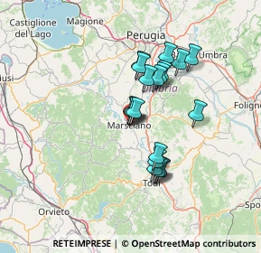 Mappa Via Don Giovanni Minzoni, 06055 Marsciano PG, Italia (11.044)