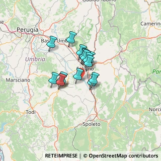Mappa Localita Capannone, 06036 Montefalco PG, Italia (8.79813)