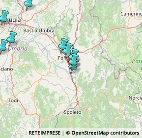 Mappa Via Popoli, 06034 Foligno PG, Italia (22.38)