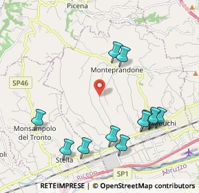 Mappa Contrada Collenavicchio, 63076 Monteprandone AP, Italia (2.34583)