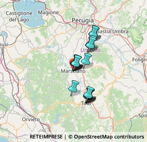 Mappa Via Torino, 06055 Marsciano PG, Italia (9.2905)