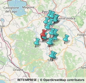 Mappa Via Torino, 06055 Marsciano PG, Italia (10.1655)