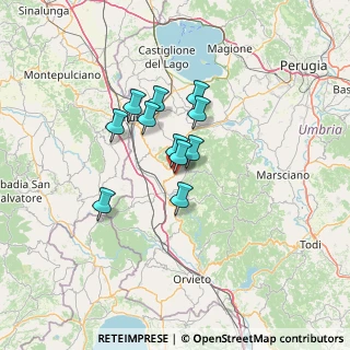 Mappa Via San Lorenzo, 05017 Monteleone D'orvieto TR, Italia (9.53364)