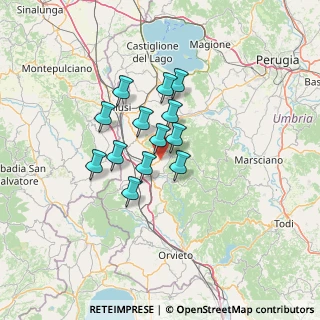 Mappa Via San Lorenzo, 05017 Monteleone D'orvieto TR, Italia (9.77538)