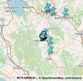 Mappa Viale Piccolotti, 06055 Marsciano PG, Italia (8.14643)