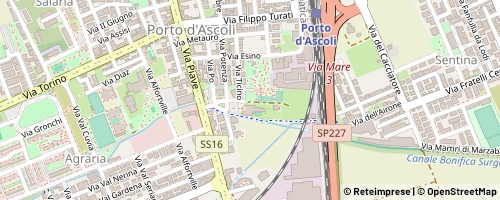 Mappa San Benedetto del Tronto