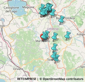 Mappa Via degli Orti, 06055 Marsciano PG, Italia (15.8095)