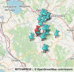 Mappa Via degli Orti, 06055 Marsciano PG, Italia (10.194)