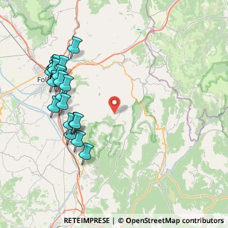 Mappa Località Monte Cervara, 06030 Sellano PG, Italia (9.7225)