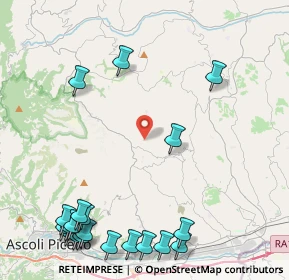 Mappa Unnamed Road, 63083 Appignano del Tronto AP, Italia (6.34)