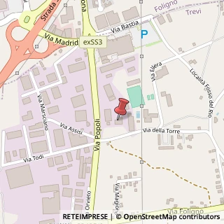 Mappa Via della Torre, 10, 06039 Trevi, Perugia (Umbria)