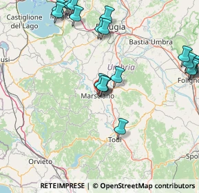 Mappa Via Madonna delle Grazie, 06055 Marsciano PG, Italia (21.0645)