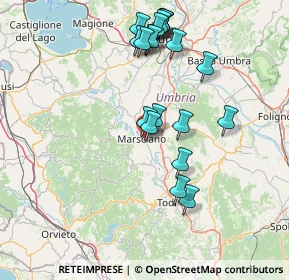 Mappa Via Madonna delle Grazie, 06055 Marsciano PG, Italia (15.8575)