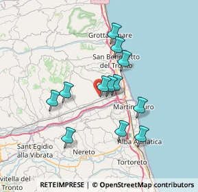 Mappa Vicolo Matteotti Primo, 63076 Monteprandone AP, Italia (6.22667)