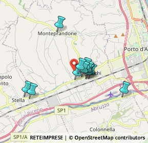 Mappa Vicolo Matteotti Primo, 63076 Monteprandone AP, Italia (1.35667)