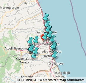Mappa Vicolo Matteotti Primo, 63076 Monteprandone AP, Italia (10.09316)