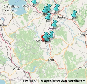 Mappa Via Enzo Tortora, 06055 Marsciano PG, Italia (15.60091)