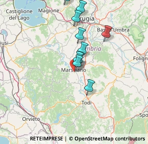 Mappa Via Enzo Tortora, 06055 Marsciano PG, Italia (17.2125)