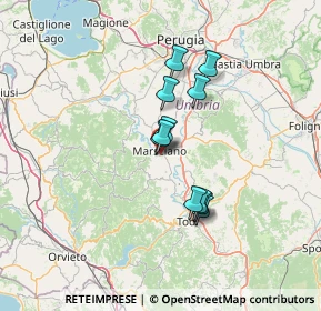 Mappa Via Enzo Tortora, 06055 Marsciano PG, Italia (10.47364)