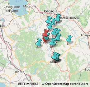 Mappa Via Enzo Tortora, 06055 Marsciano PG, Italia (10.3005)