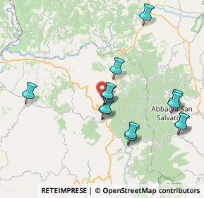 Mappa 58033 Castel del Piano GR, Italia (7.97462)