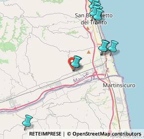 Mappa Monteprandone, 63076 Monteprandone AP, Italia (4.90833)