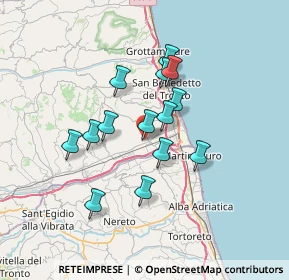 Mappa Monteprandone, 63076 Monteprandone AP, Italia (5.75929)