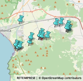 Mappa Via Agresti, 58020 Scarlino GR, Italia (3.6615)