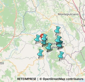 Mappa Podere Pinzicalari, 58033 Castel del piano GR, Italia (9.91769)