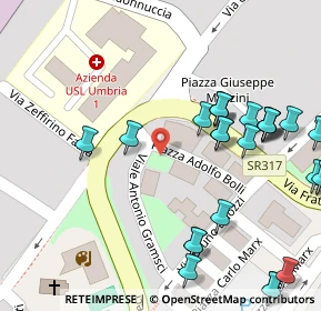 Mappa Salita S. Francesco, 06055 Marsciano PG, Italia (0.075)